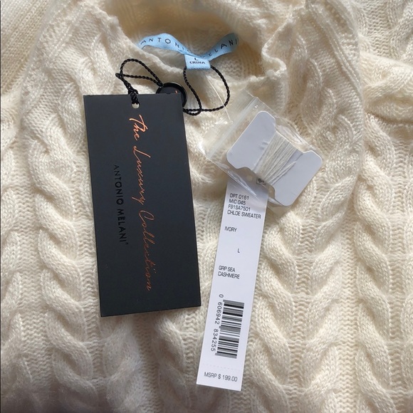 NEW CHLOE 100% CASHMERE SWEATER - Picture 4 of 5